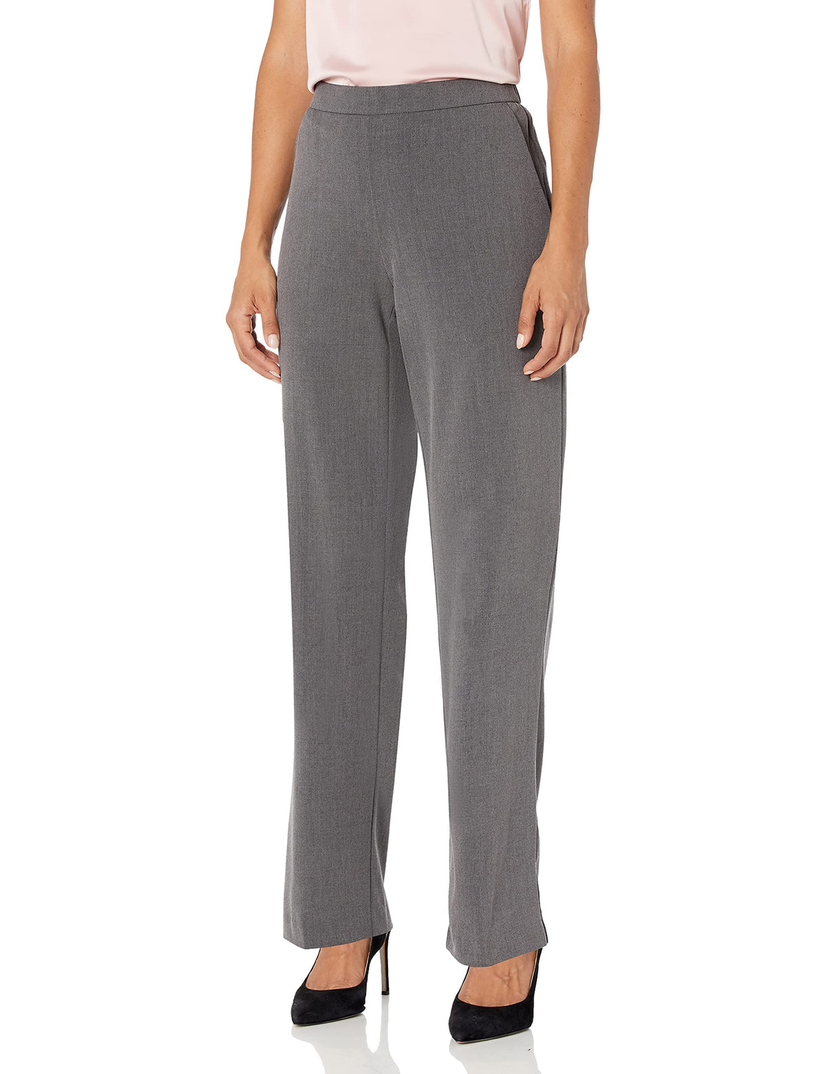 Briggs New York Women's Petite Pull on Dress Pant Average & Short Length