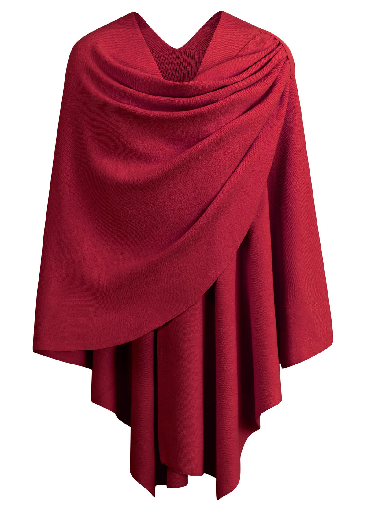 PULI Womens Cross Front Poncho Shawl Wrap Elegant Wedding Formal Gift