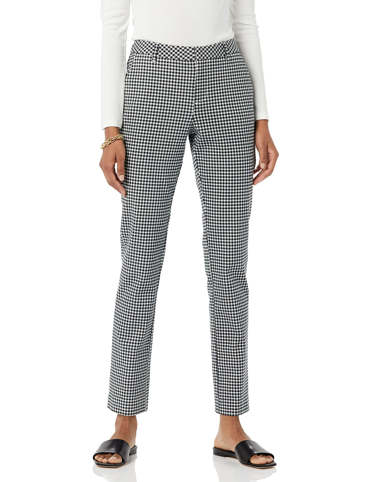 Amazon Essentials Women's Bi-Stretch Full Length Straight Leg Pant